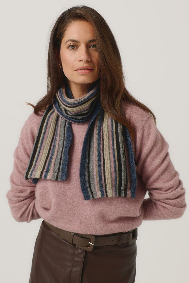 Unisex Ziggy Scarf River/Rose Dust Multi 0645