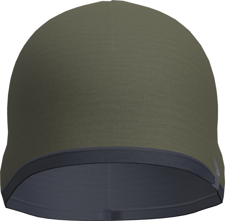 Adult Unisex Merino Reversible Pocket Hat Loden/Midnight Navy IBM200