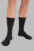 Mens Merino Lifestyle Light Crew  Black N327