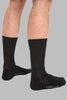 Mens Merino Lifestyle Light Crew  Black N327