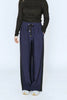 Indiana Womens Wide Leg Pants - Navy/Black