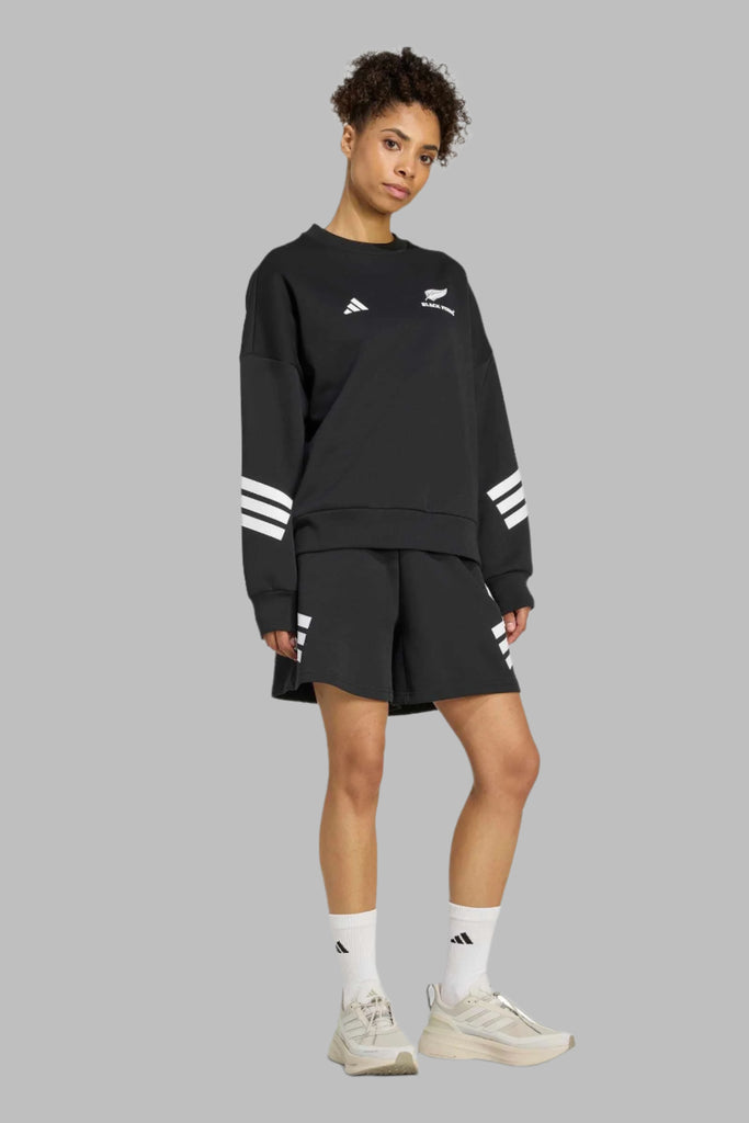 Womens Black Ferns 3-Stripes Sweatshirt JM2809