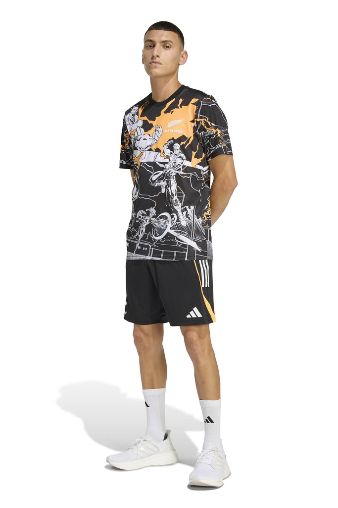 All Black Gym Short Black JV9963