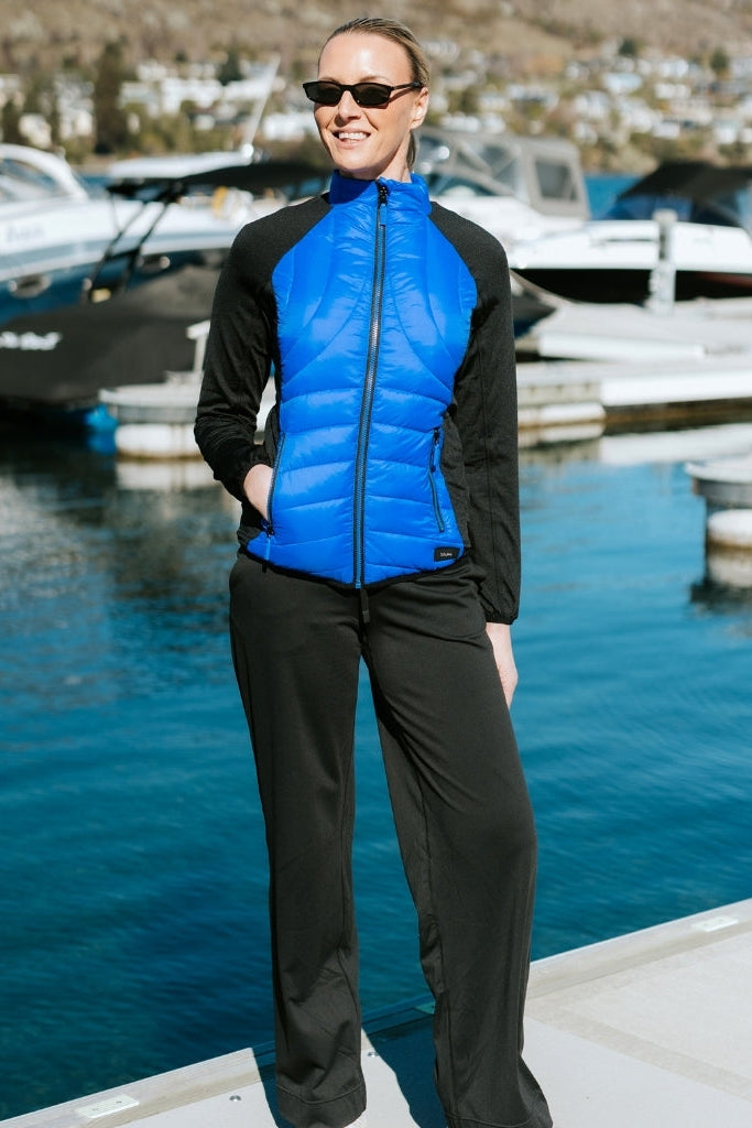 Womens Active Jacket Jen Dazzling Blue
