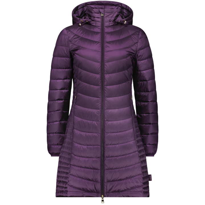 Womens Judy Packable Coat - Midnight Plum