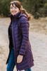 Womens Judy Packable Coat - Midnight Plum