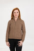 Womens Classic Crop Cable Jacket  Mink NB871