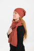 Unisex Slouch Beanie Rosewood NX677