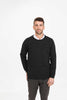 Mens Crew Neck Sweater Charcoal NB120
