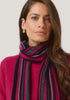 Unisex Ziggy Scarf Jet/Lupin Multi 0645