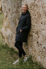 Womens Leila Waterproof Down Coat-Black