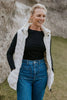 Womens Mary Claire Vest - Cream