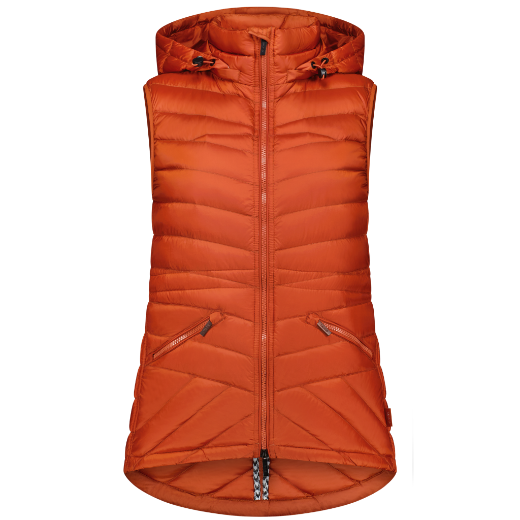 Womens Mary Claire Vest - Intense Rust