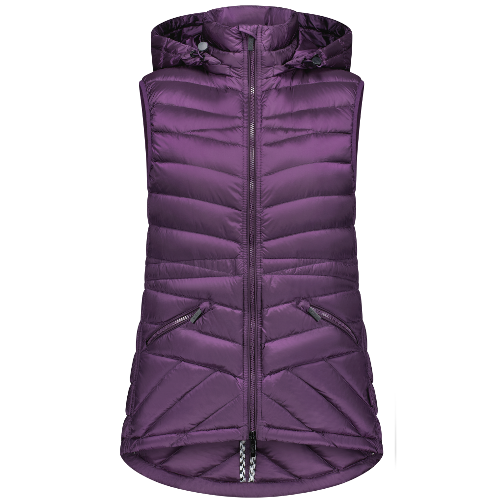 Womens Mary Claire Vest - Midnight Plum