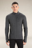 Mens Descender Long Sleeve Zip Jacket Jet HTHR / Black B04853