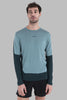 Mens 125 ZoneKnit™ Merino Blend Energy Wind Long Sleeve Tee