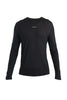 Mens 125 ZoneKnit™ Merino Blend Energy Wind LS Tee Black 0A56W8