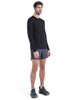 Mens 125 ZoneKnit™ Merino Blend Energy Wind LS Tee Black 0A56W8