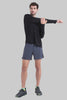 Mens 125 ZoneKnit™ Merino Blend Energy Wind LS Tee Black 0A56W8