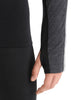Mens 125 Zoneknit LS Crewe Thermal Jet Heather  A56H3