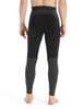Mens 125 ZoneKnit™ Merino Blend Thermal Leggings Black/Jet Heather 0A56H5