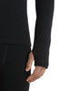 Mens 300 MerinoFine™ Polar LS Half Zip Thermal Top Black BA56Q9