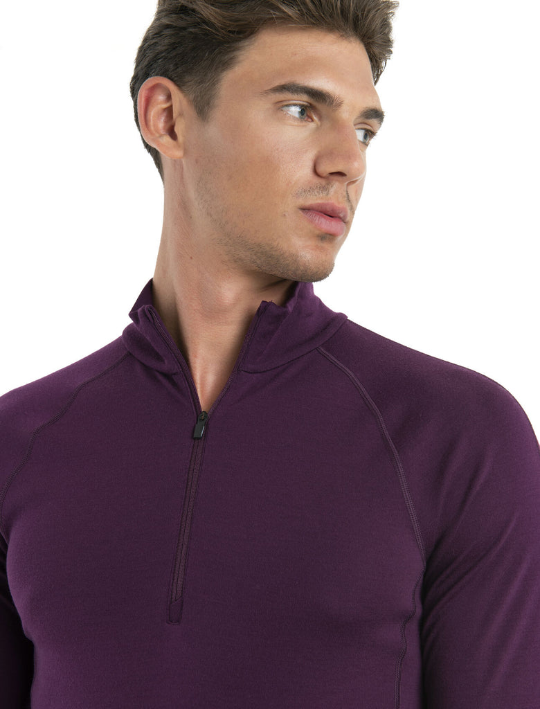 Mens 300 MerinoFine™ Polar LS Half Zip Thermal Top Nightshade 0A56Q9