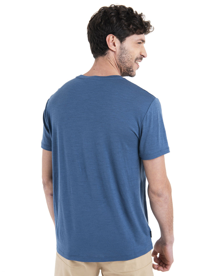 Mens Merino 150 Tech Lite III T-Shirt Pinnacle Grid