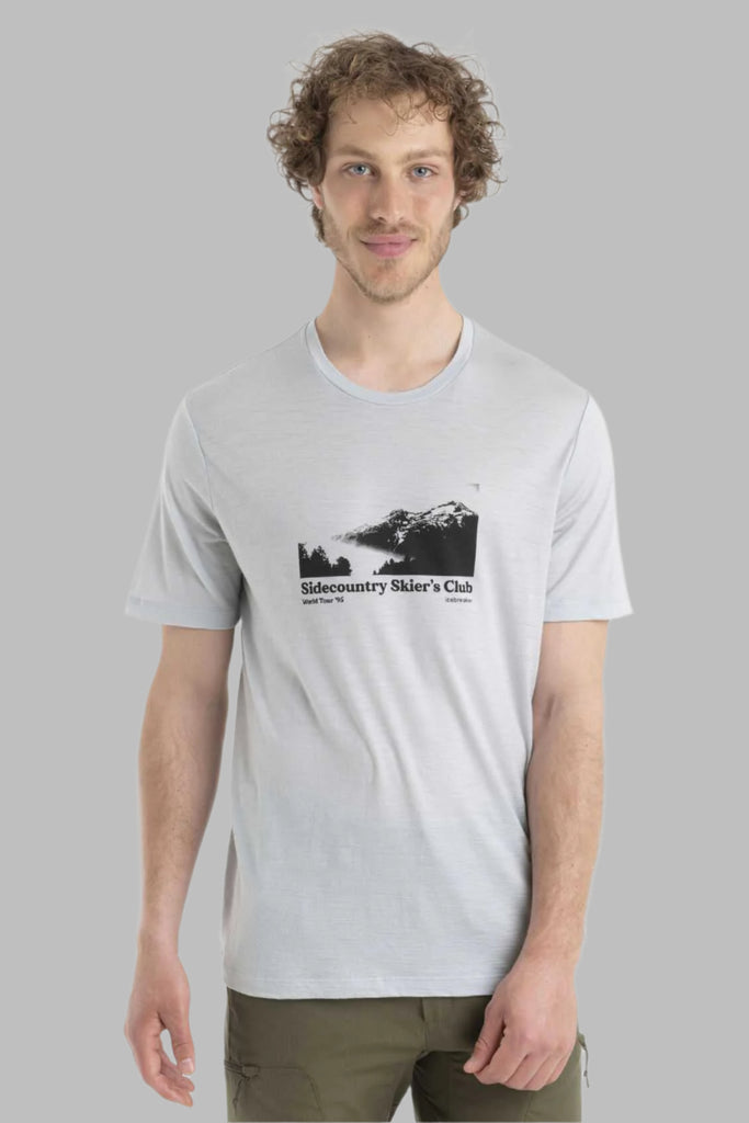Mens Merino 150 Tech Lite II Short Sleeve Tee Sidecountry Skiers Club