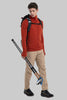 Mens Merino 260 Quantum IV LS Zip Hoodie Molten 0A56W2