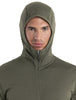 Mens Merino 560 RF™ Elemental II LS Zip Hood Loden 0A56QM