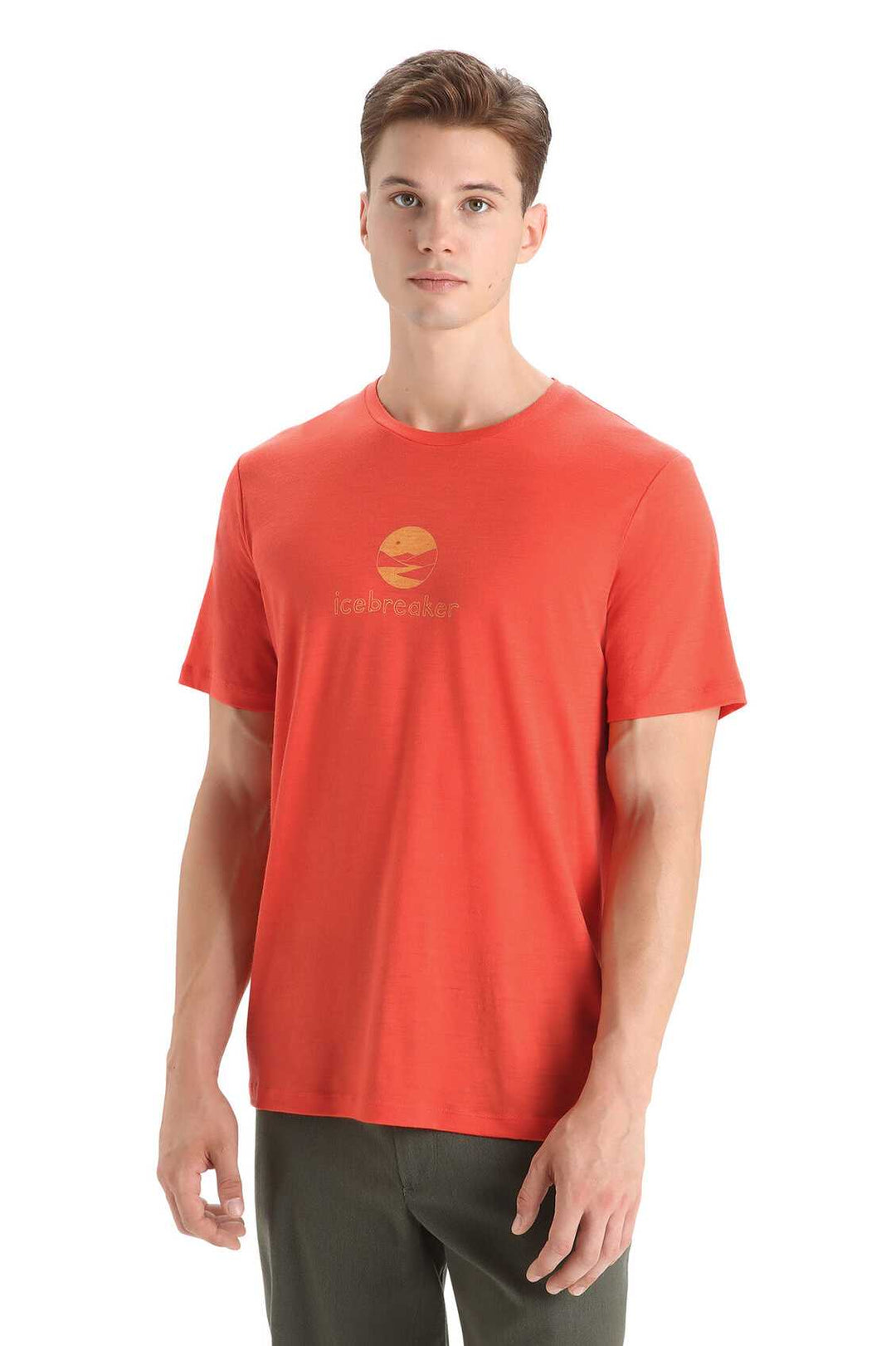 Men's Merino Tech Lite II Short Sleeve T-Shirt icebreaker Essential Logo