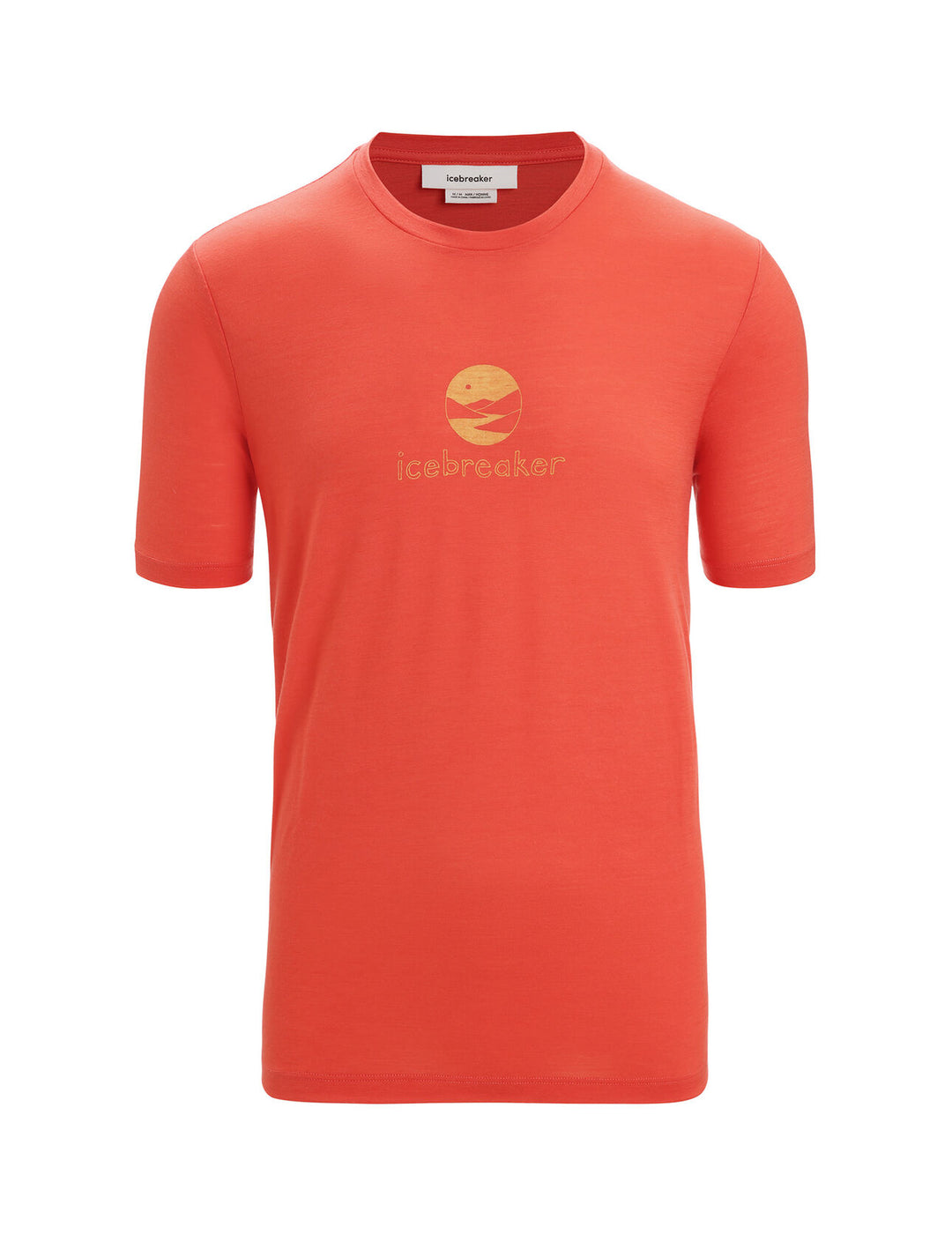 Mens Merino Tech Lite II Short Sleeve T-Shirt icebreaker Essential Logo