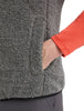 Mens RealFleece™ Merino High Pile Vest Gritstone Heather /Black  0A56NZ