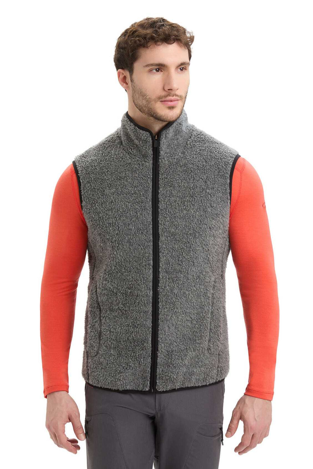 icebreaker Fleece jacket REALFLEECE™ in merino wool in ecru