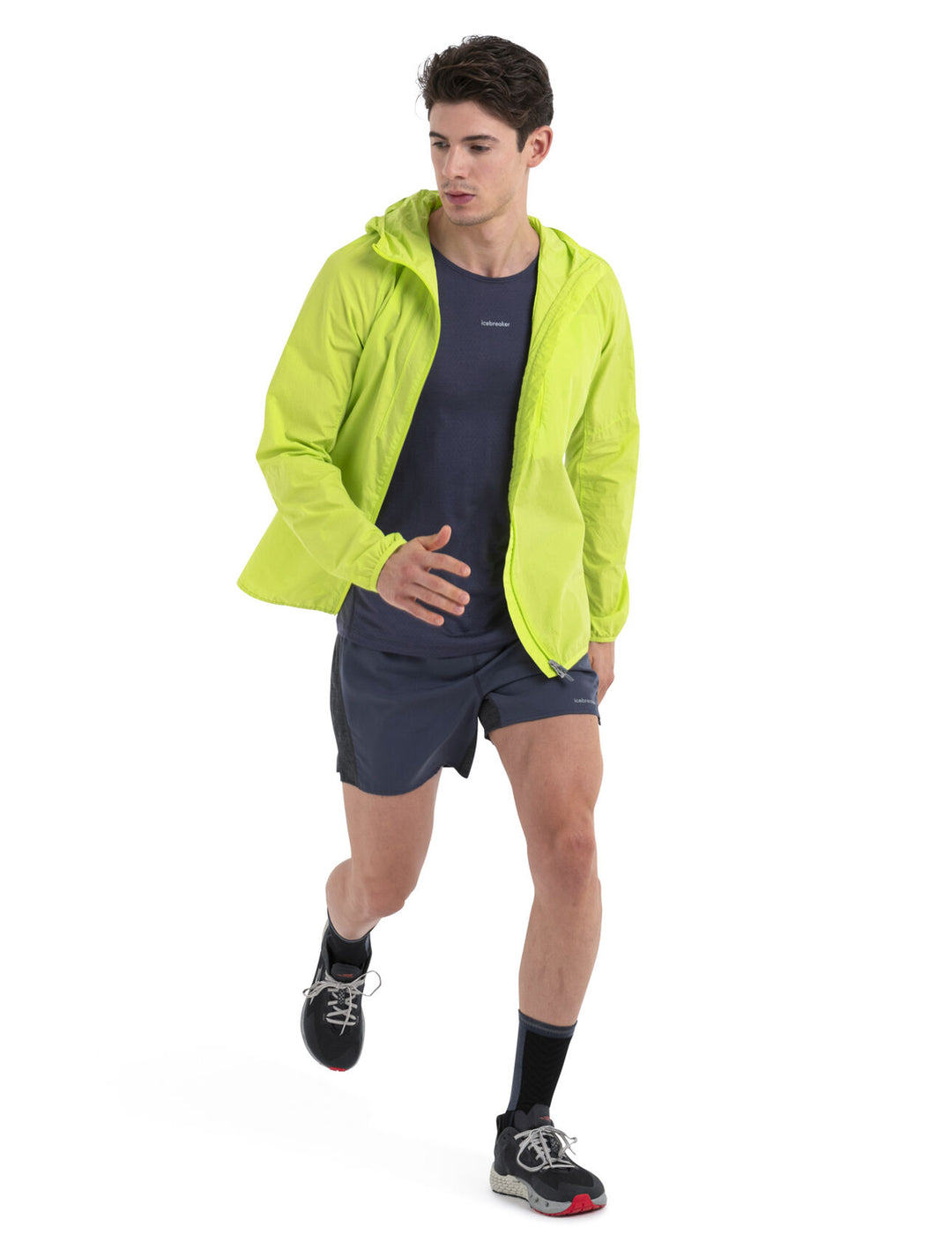 Mens Shell + Cotton Windbreaker - Hyper