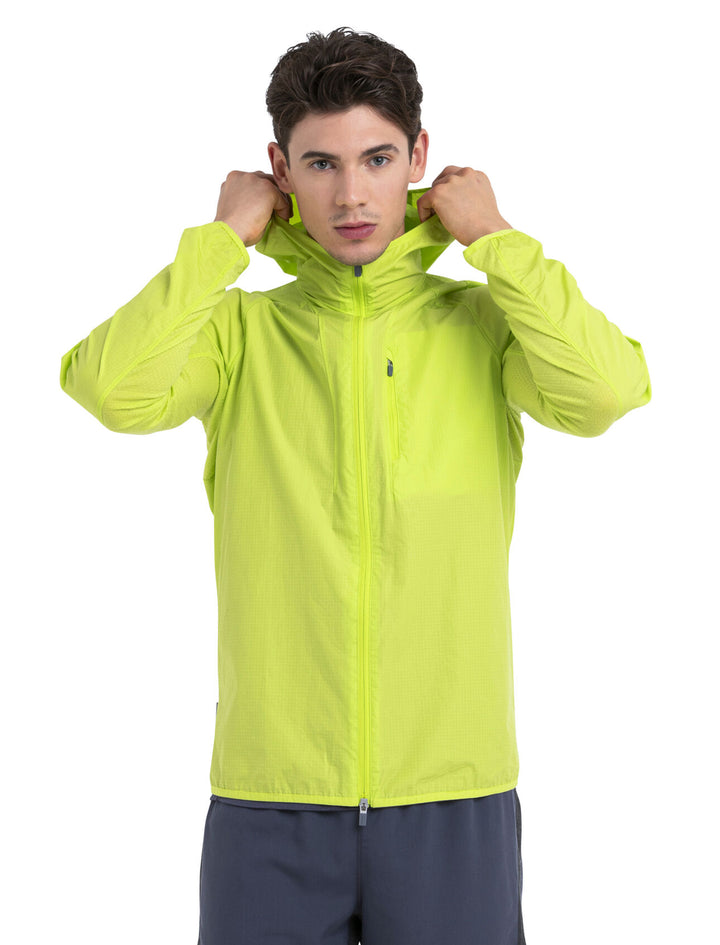 Mens Shell + Cotton Windbreaker - Hyper