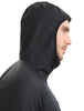 Mens Shell + Cotton Windbreaker  Black 0A56OB