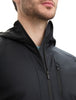 Mens Shell + Cotton Windbreaker  Black 0A56OB