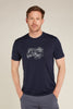 Mens Merino 150 Tech Lite Short Sleeve T-Shirt Van Life Midnight Navy 0A572G