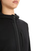 Womens Quantum III LS Zip Hoodie Black 0A59JW