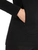 Womens Quantum III LS Zip Hoodie Black 0A59JW