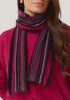 Unisex Ziggy Scarf Jet/Lupin Multi 0645