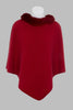Womens Pure Possum Trim Ponch