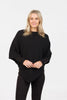 Womens Poncho Black MNB698