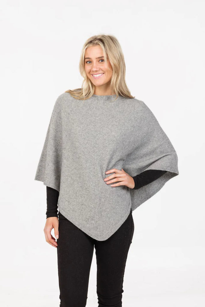 Womens Poncho Silver MNB698