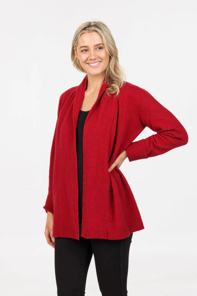Womens Wrap Jacket Berry MNB498
