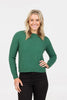 Womens Classic Crop Sweater Deep Sage NB870
