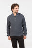 Mens Textured Half Zip Sweater Sky NE338