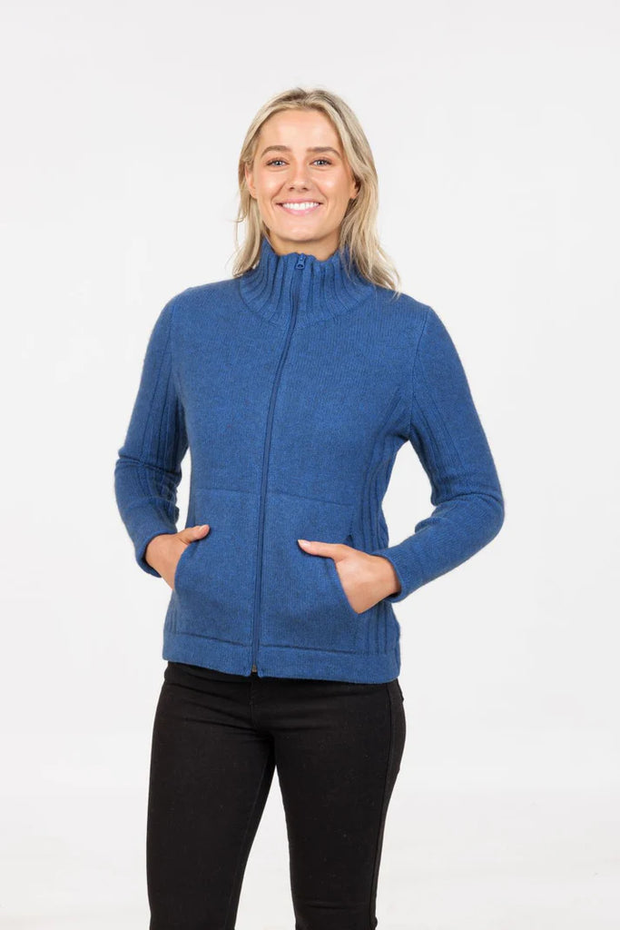 Womens Essential Full Zip Jacket Cornflower NS832